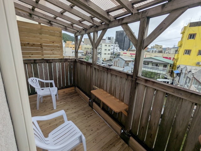 バルコニーからの景色